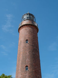 Darßer ort at the baltic sea in germany