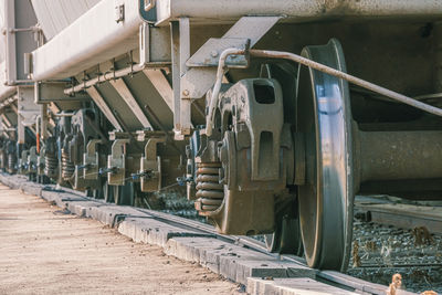 Train on railroad track