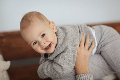 Portrait of cute baby boy