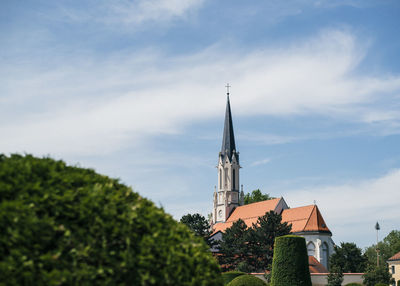 View of bell tower against sky