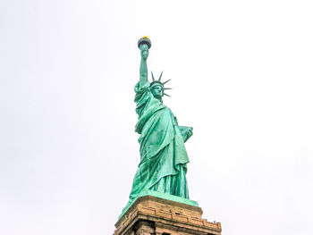 Low angle view of statue