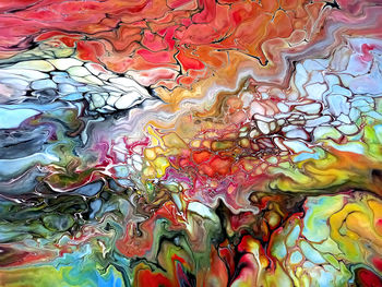 Full frame shot of abstract painting