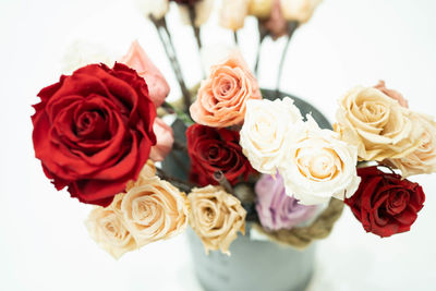 Close-up of rose bouquet