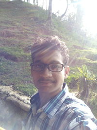 Portrait of smiling young woman