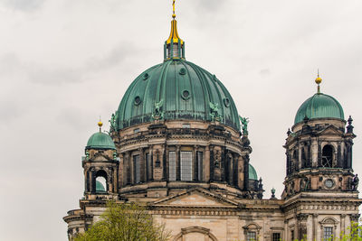 Low angle view of berlin cathedral against sky