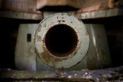 Close-up of rusty metal