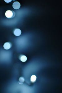 Defocused image of illuminated lights