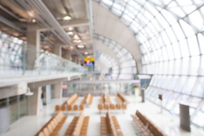 View of railroad station platform