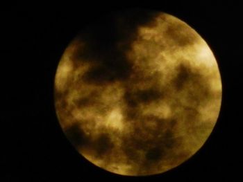 Close-up of moon against black background