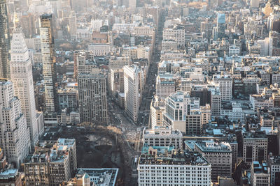 Full frame shot of city
