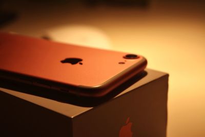 Close-up of mobile phone