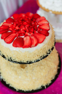 Close-up of dessert in plate