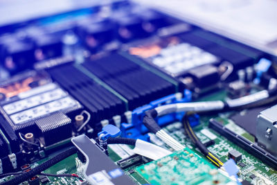 Close-up of circuit board