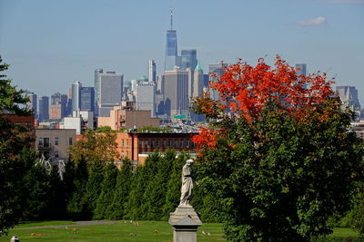 Buildings in city