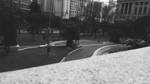 View of city street