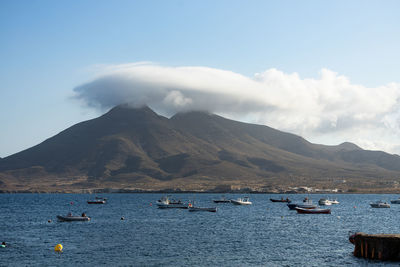 Cerro de los frailes. cabo de gata natural park, almeria, spain