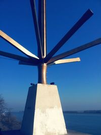 Low angle view of blue sky