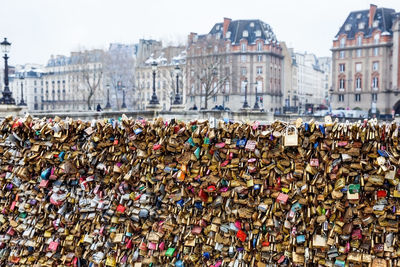 Padlocks in city