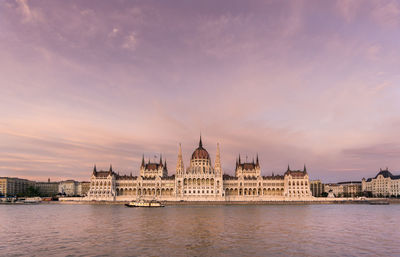 View of buildings at waterfront