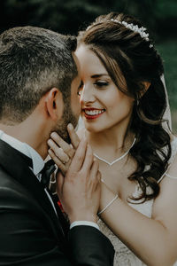 Portrait of young couple