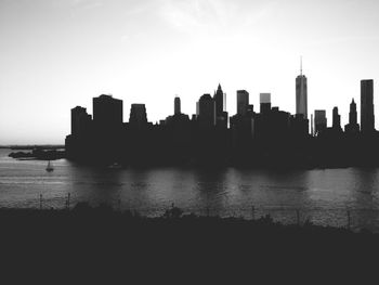 View of city skyline