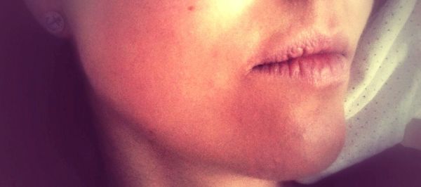 Close-up portrait of woman