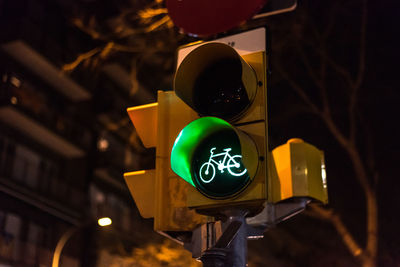 Low angle view of road signs