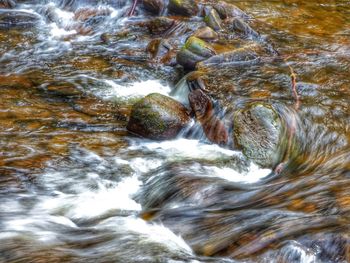 Full frame shot of waterfall