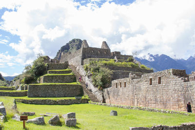 Machupicchu seven wonder of the world at peru