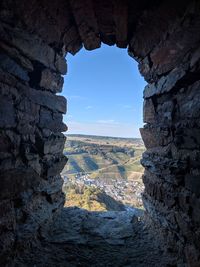 View of rock formations