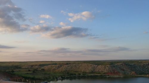 Scenic view of cloudy sky