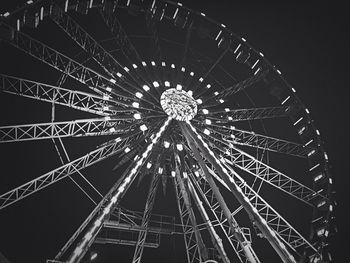 Low angle view of ferris wheel