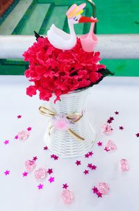 Close-up of red flowers