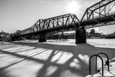 View of bridge in city