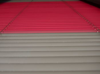 Close-up of red wall