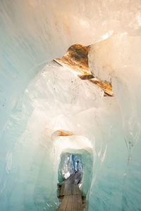 Close-up of ice crystals