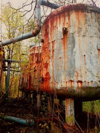 Close-up of rusty metal