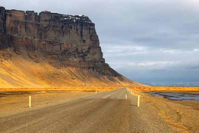 Road passing through landscape