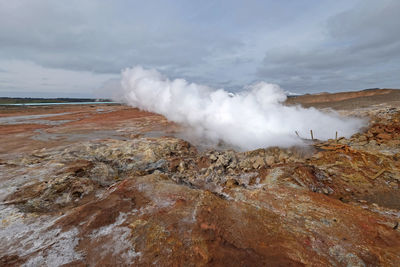 Gunnuhver hot springs, iceland