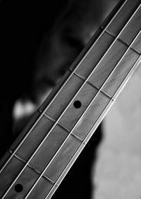 Close-up of piano keys