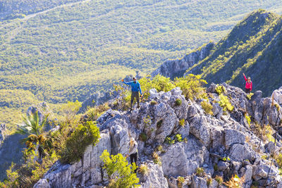 Pico morteros, la huasteca, santa catarina, nuevo león, méxico