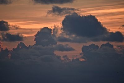 Scenic view of sky at sunset