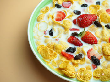 Close-up of fruits in bowl