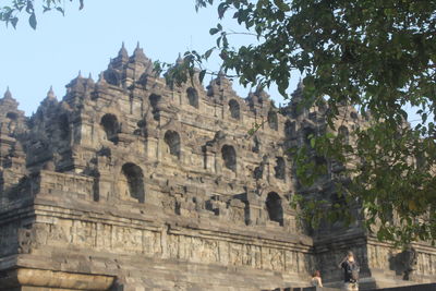 Low angle view of a temple