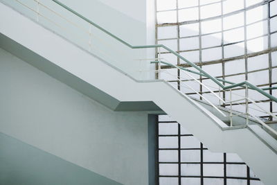 Low angle view of staircase in building