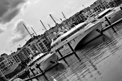 Cranes at harbor