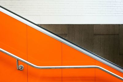 Railing of staircase and escalator