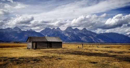 Fall near the grand teton national park 