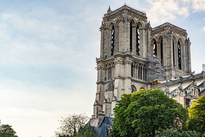 Low angle view of cathedral against sky