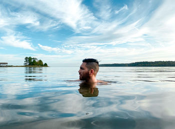 A dip in the warwick river 